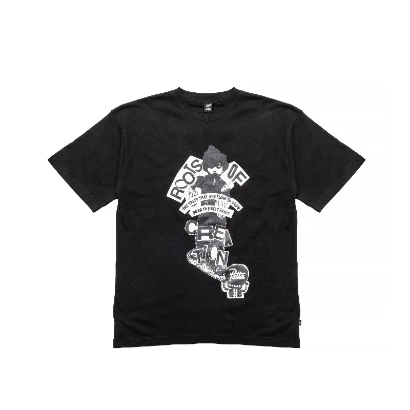 Patta Mens Roots SS T Shirt Welt Pockets Slit Pockets Flap Pockets