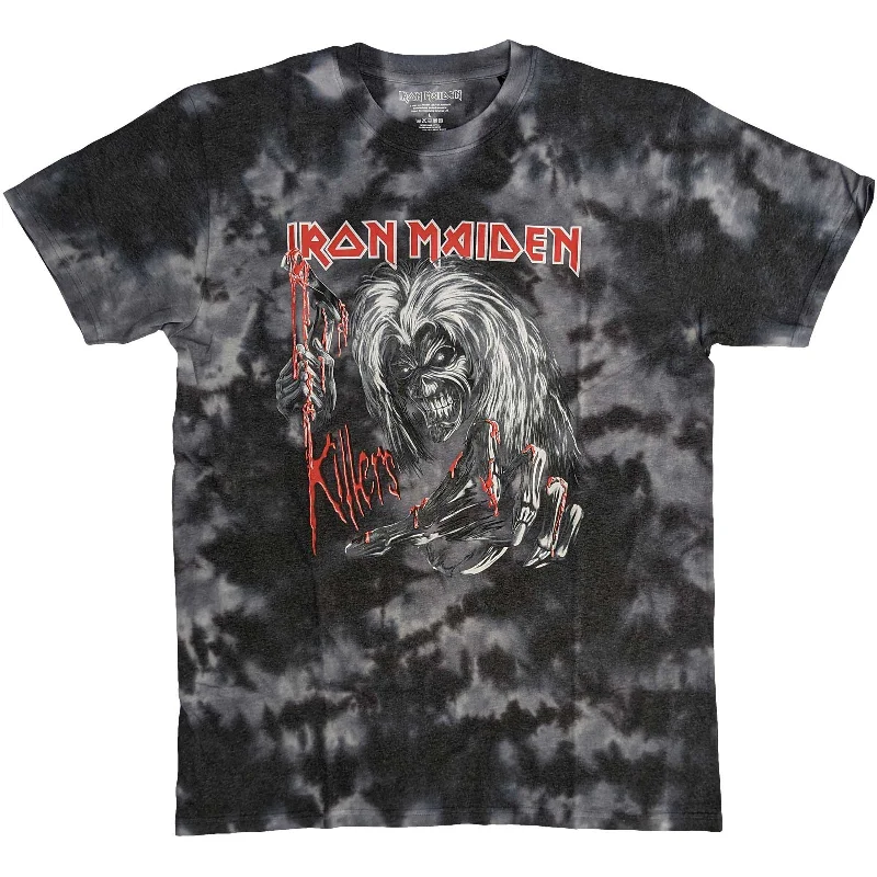 Iron Maiden Adult T-Shirt - Ed Kills Again - Official Licensed Design Nylon Fabric Polyester Fabric Spandex Fabric