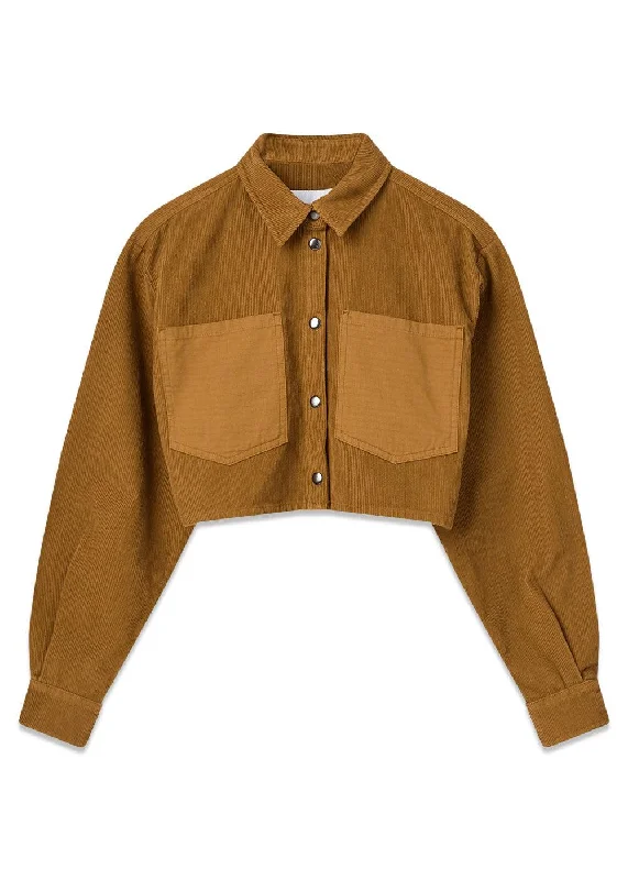 Working Shirt - Golden Sugar Lace Blend Ribbed Blend Corduroy Blend