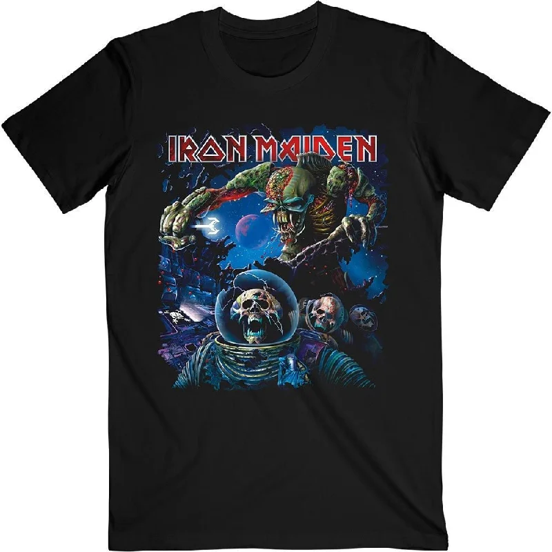 Iron Maiden Adult T-Shirt - Final Frontier - Official Licensed Design - Worldwide Shipping Welt Pockets Slit Pockets
