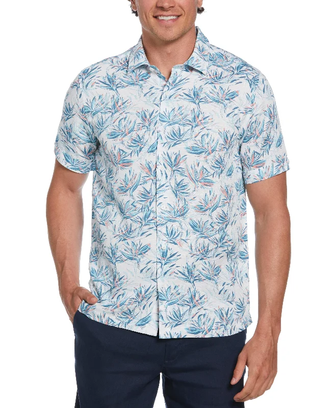 Floral Print Shirt Machine Wash Dry Clean Hand Wash