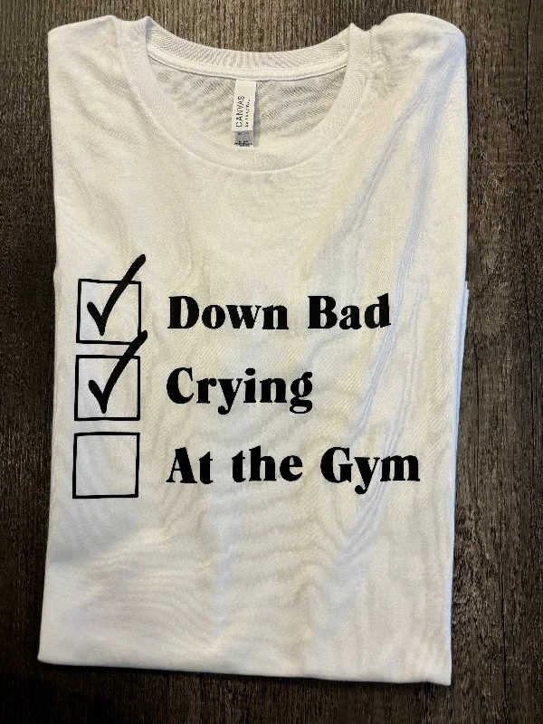 DOWN BAD CHECKLIST SHIRT Chenille Blend Fleece Blend Nylon Blend