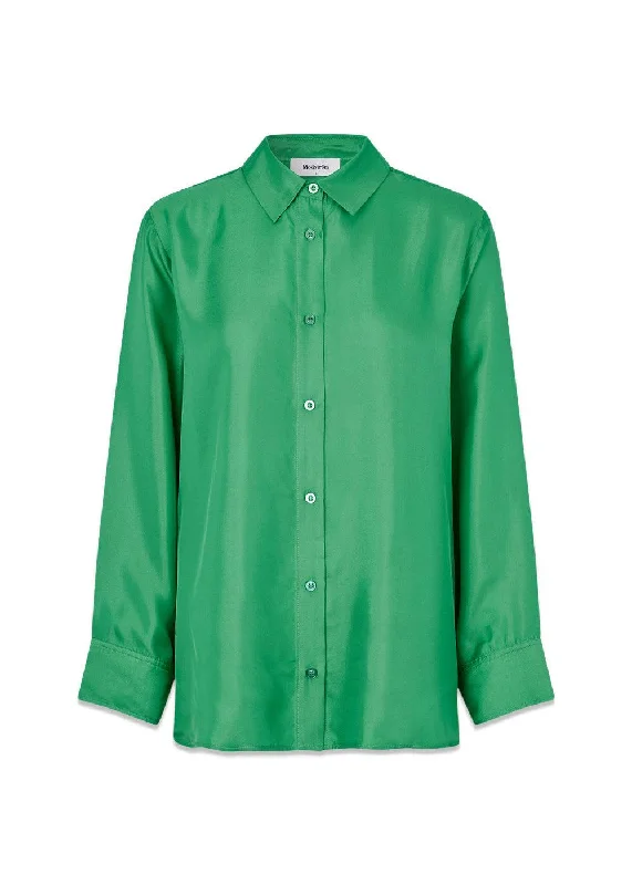 FableMD shirt - Faded Green Graphic Embroidered Appliqued
