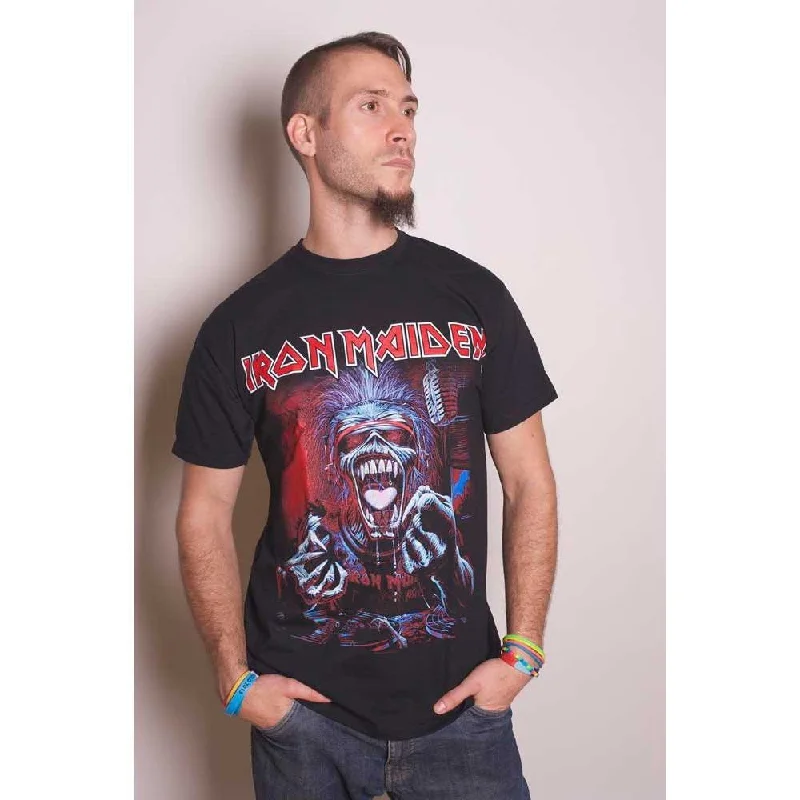 Iron Maiden Adult T-Shirt - A Read Dead One - Official Licensed Design - Worldwide Shipping Front Pockets Side Pockets Patch Pockets