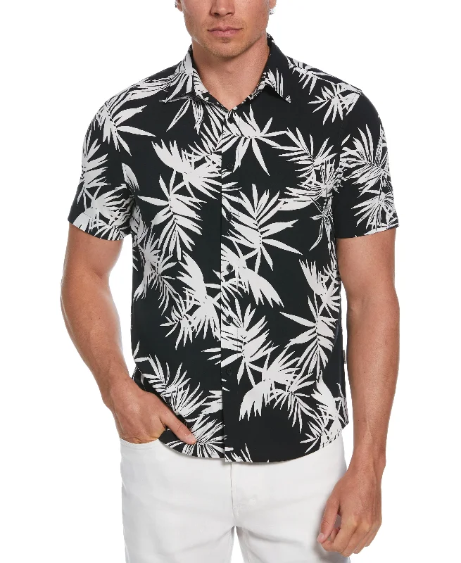 Palm Print Shirt Cozy Warm Stylish