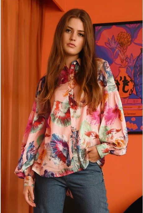 Coop GO FISH Shirt Front Pockets Side Pockets Patch Pockets