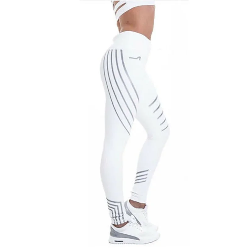 Reflective Sport Yoga Pants Cozy Jogger Leggings