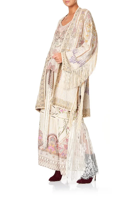 FRINGED JACQUARD JACKET GOLDEN AGE Herringbone Jacket Houndstooth Jacket Plaid Jacket