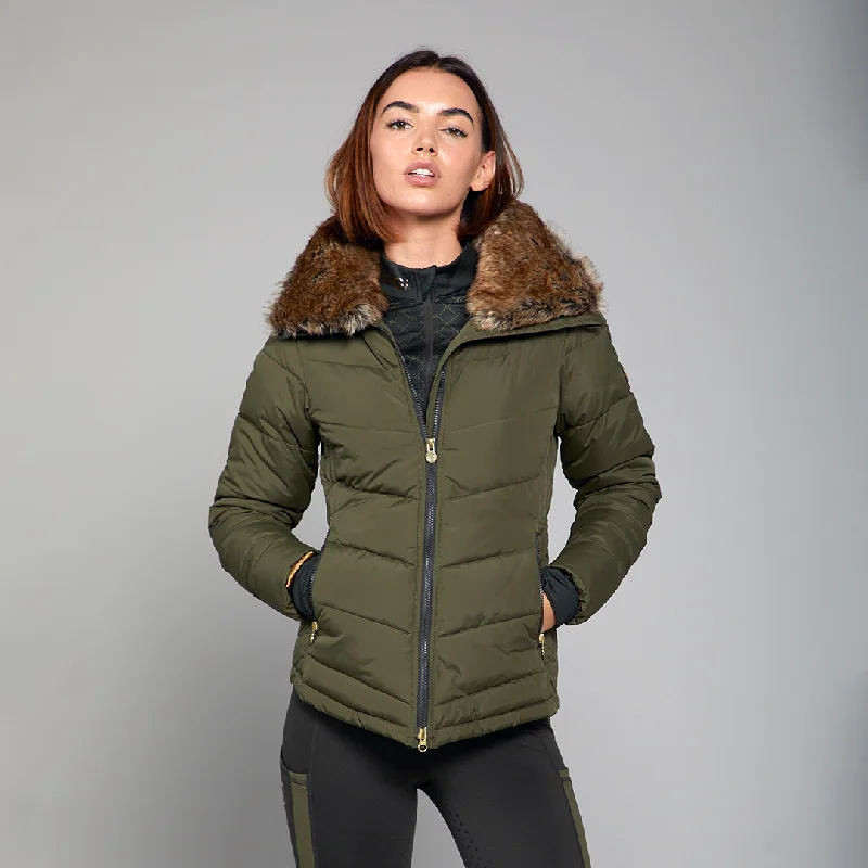 Toggi Lambert Padded Jacket Khaki Knit Jacket Woven Jacket Fleece Jacket
