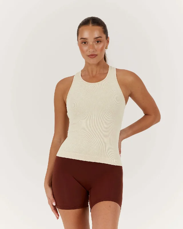 RIVAL TANK - WASHED VANILLA mint tank top