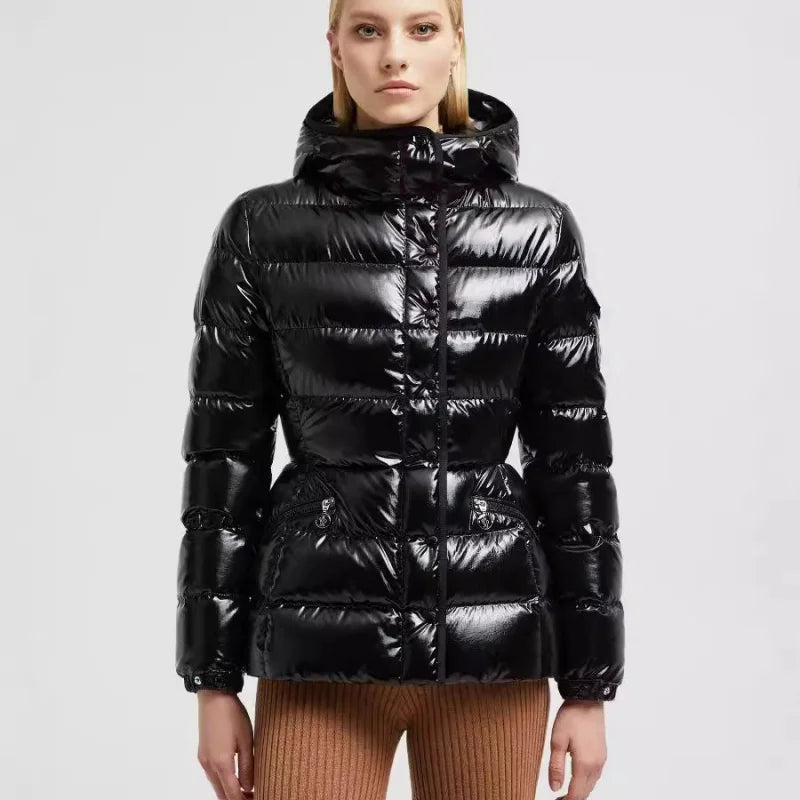 Moncl*r Women's Winter Down Jacket Thick Zipper Best Down Jackets 90 Goose Down Fashion Leisure Winter Coat Female Winter Coats Faux Fur Jacket Real Fur Jacket Shearling Jacket