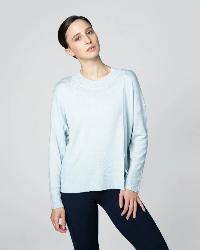 Wide sweater with side slit- new collection Neon Metallic Matte