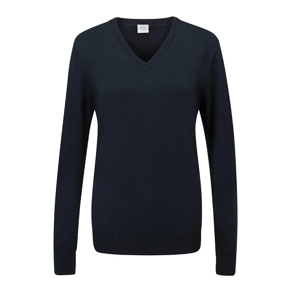 PING Tatton Ladies V Neck Sweater Rayon Fabric Velvet Fabric Corduroy Fabric