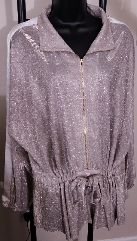 Size 18/20 - Glitter Jacket Cotton Jacket Linen Jacket Terry Jacket