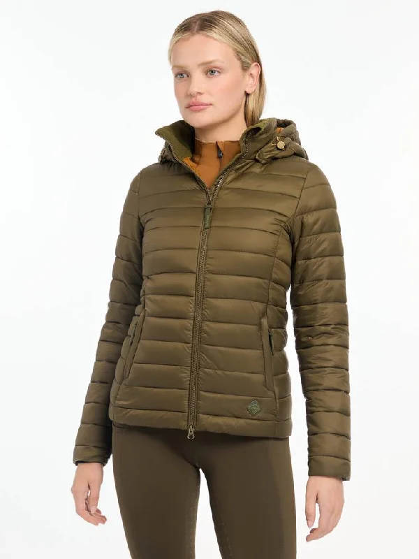 LeMieux Tilly Hooded Puffer Jacket Alpine Elasticated Jacket Padded Jacket Insulated Jacket