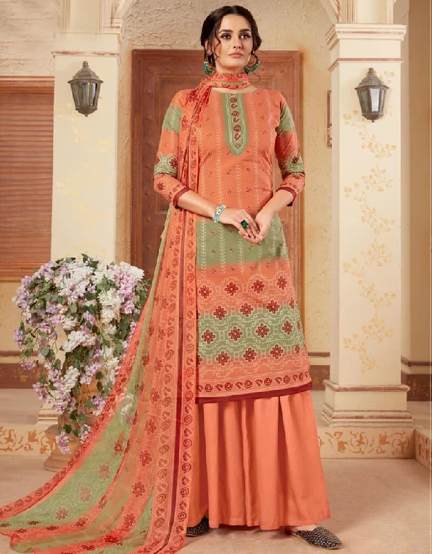 Multi Pure Cotton Palazzo Dress Tunics Party sparkling