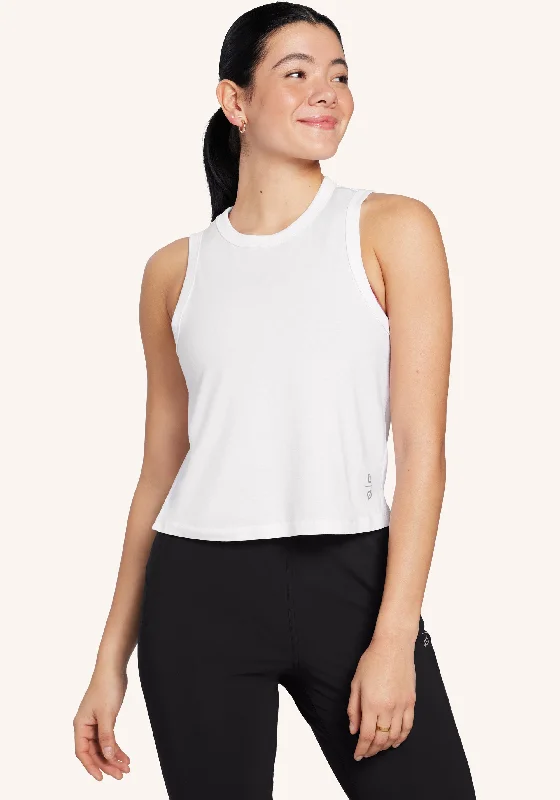 Classic-Fit Cotton-Blend Tank adorable tank top