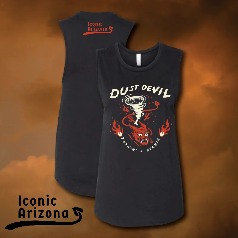 Dust Devil Ladies Muscle Tank - Final Sale sequin tank top
