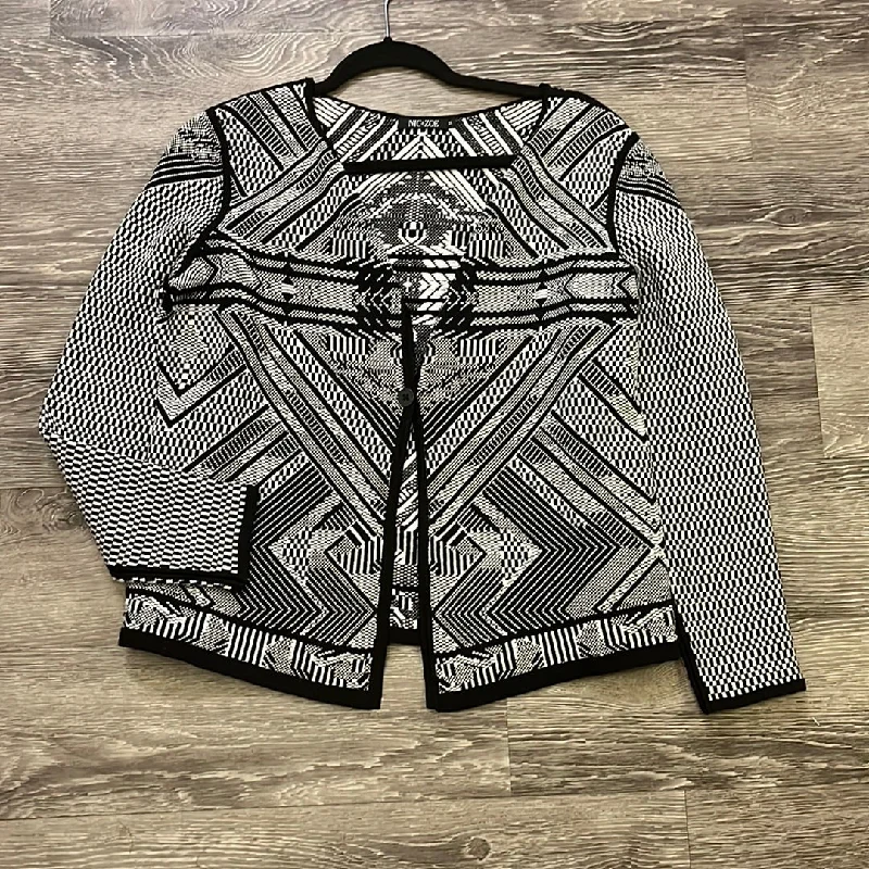 Nic + Zoe Tribal Print Sweater- size medium Knit Fabric Woven Fabric Fleece Fabric