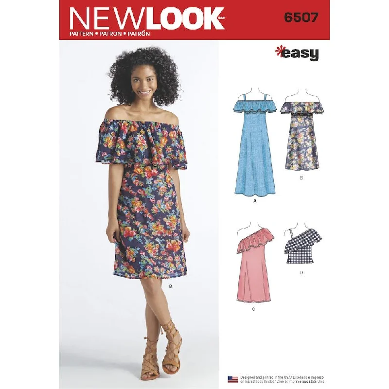 Newlook Pattern 6507 Women’s Dresses and Top Tunics Lace romantic