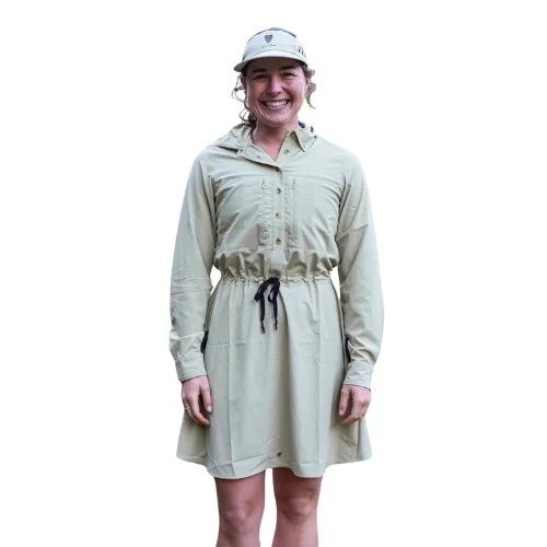 Triple Crown Button Down Sun Dress by Jolly Gear Tunics Fleece cozy