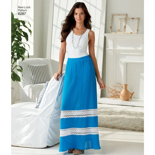 New Look Skirts N6287 ruffled skirt detail