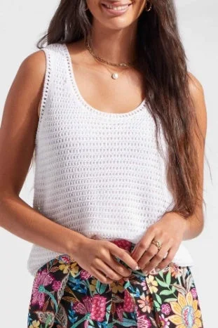 RIGHT THIS TIME TANK ribbed tank top