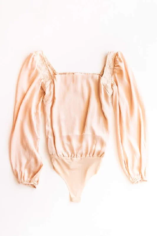 Alia Bodysuit Stylish Bodysuit with Faux Fur