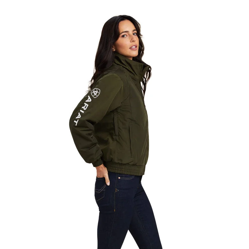Ariat Womens Stable Insulated Jacket Forest Satin Fabric Silk Fabric Chiffon Fabric