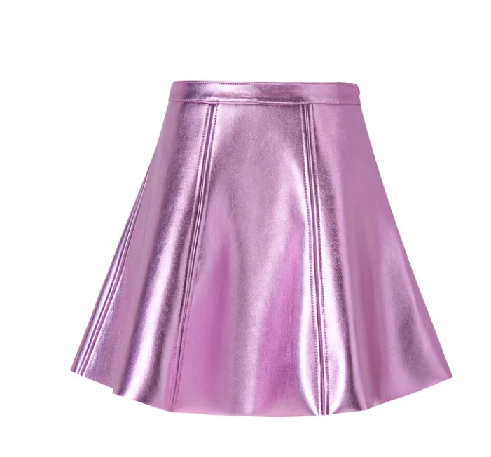 Abigail Vegan Leather Skirt corduroy skirt cozy