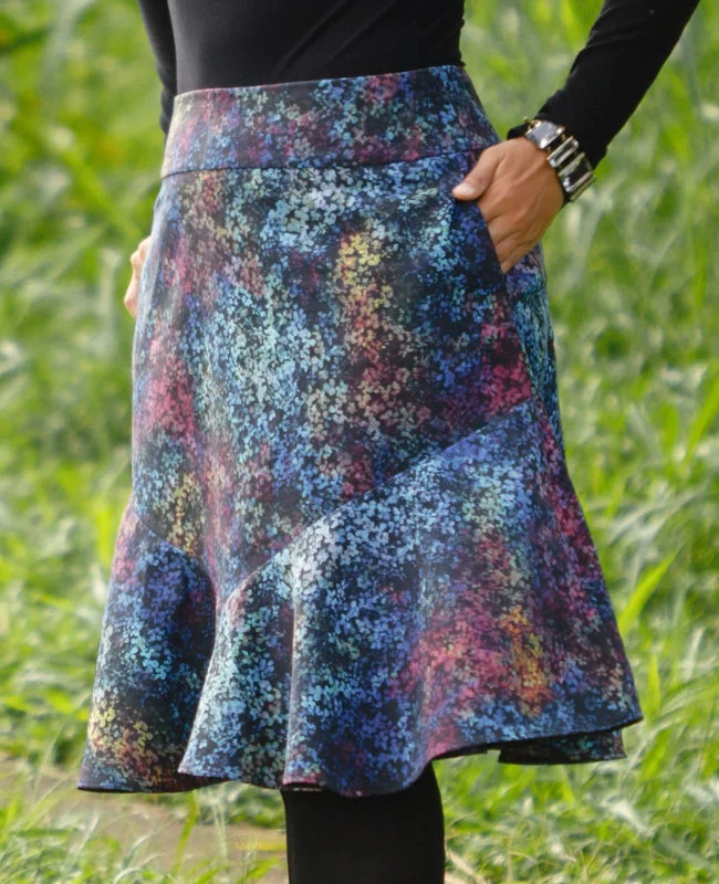 Itch to Stitch Vientiane Skirt leather skirt sleek
