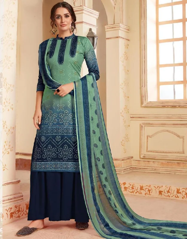 Multi Pure Cotton Palazzo Dress Tunics Office stylish