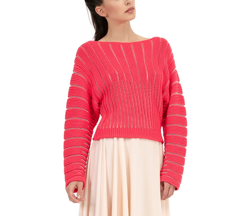 Fancy 3D knit sweater Oversized Loose Flowy