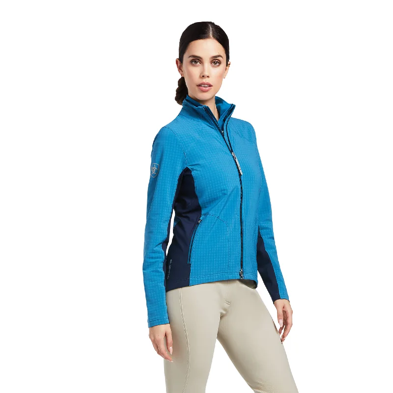 AriatTEK Andes Saxony Eclipse Full Zip Jacket Blue & Navy Jacket Blazer Coat