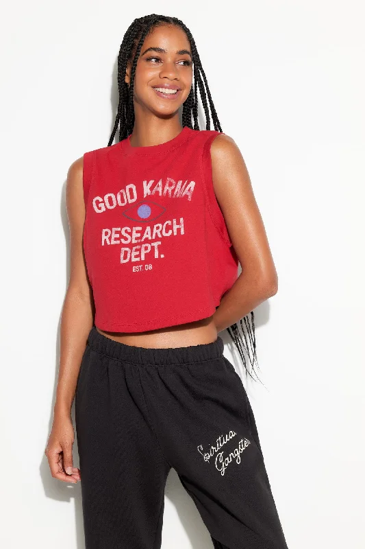 Good Karma Crawford Crop Tank casual tank top