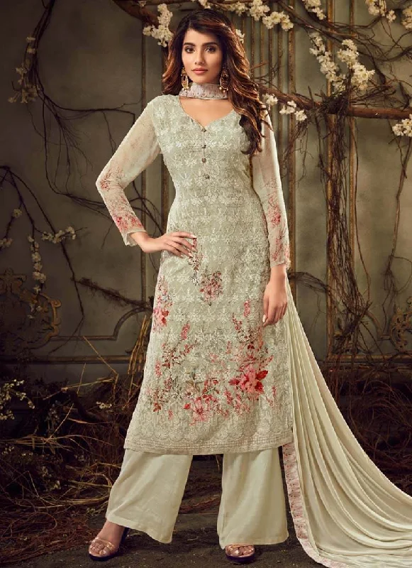 Pista Pure Viscose Bemberg Georgette Palazzo Dress Tunics Mesh breathable