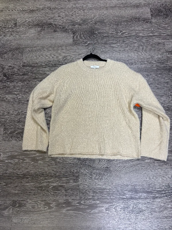 Fun2Fun Sparkle Crew Neck Sweater - Small Mesh Fabric Canvas Fabric Denim Fabric