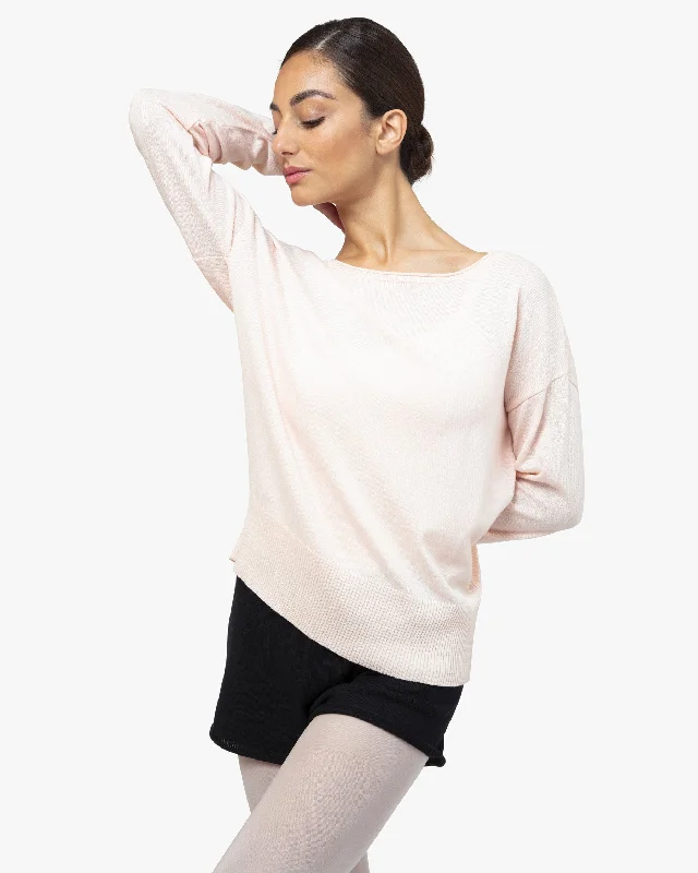 WARM-UP SWEATER Transparent Opaque Sheer