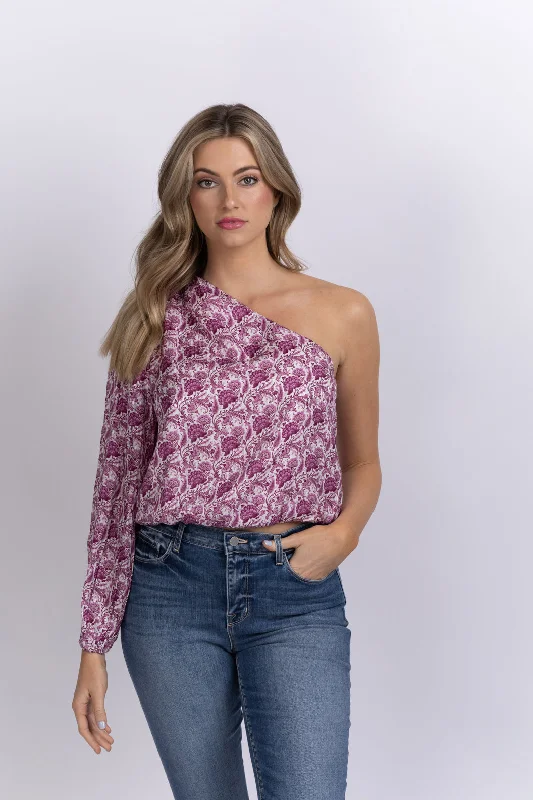 Cami Lenore Bodysuit in Paisley Comfortable Lace Bodysuit
