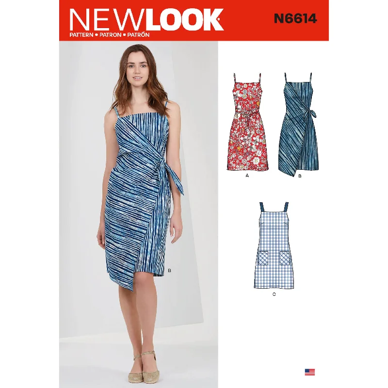 Newlook Pattern N6614 Misses' Dresses Tunics Seasonal trendy