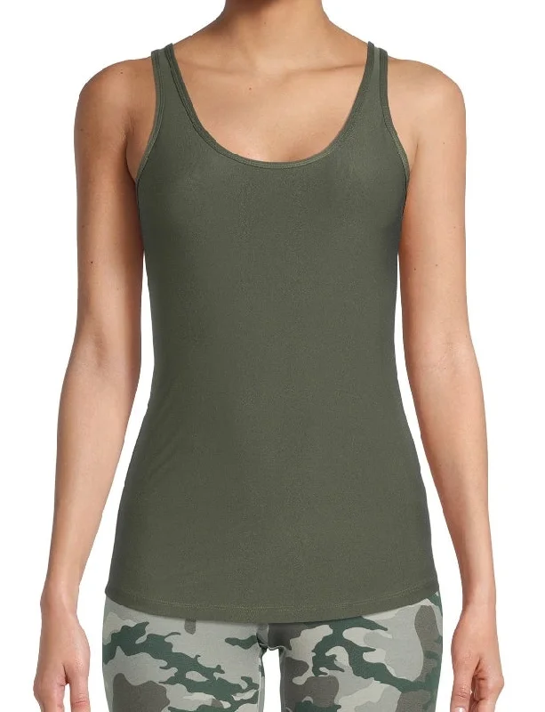 No Boundaries Juniors' Scoop Neck Tank Top strappy tank top