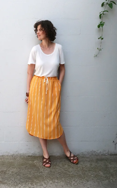 Sew DIY Lela Skirt relaxed fit skirt