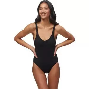 Vitamin A Leah Cheeky Cut Bodysuit Stylish Mock Neck Bodysuit