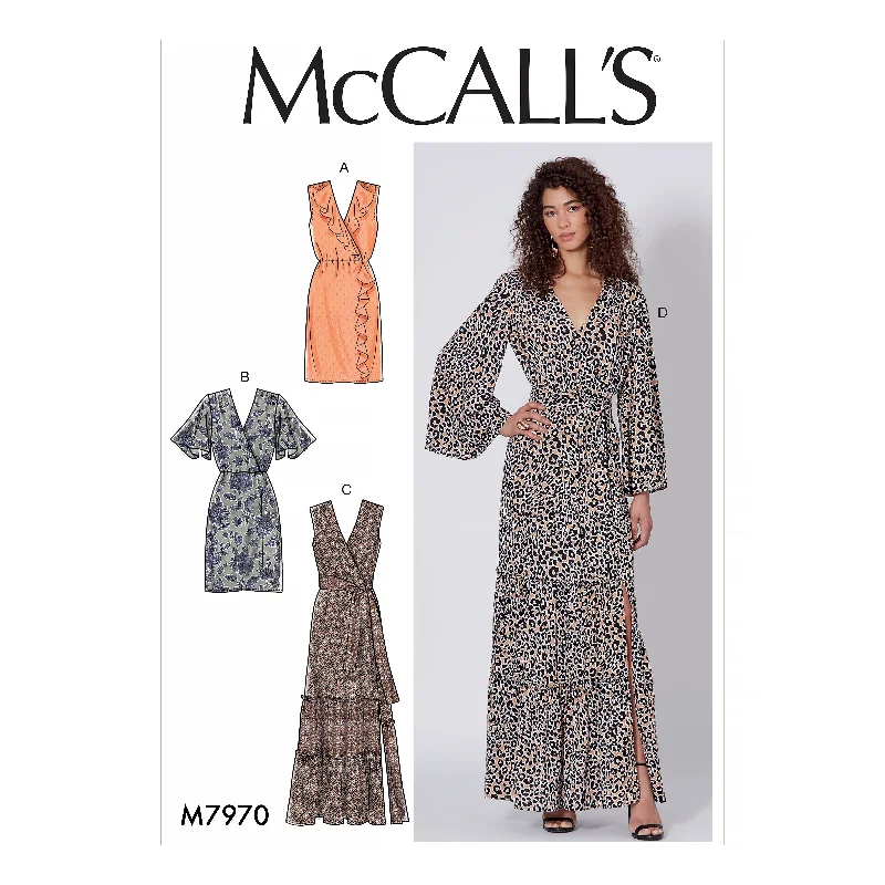 McCall's Pattern M7970 Misses' Dresses Boat Neckline Classic