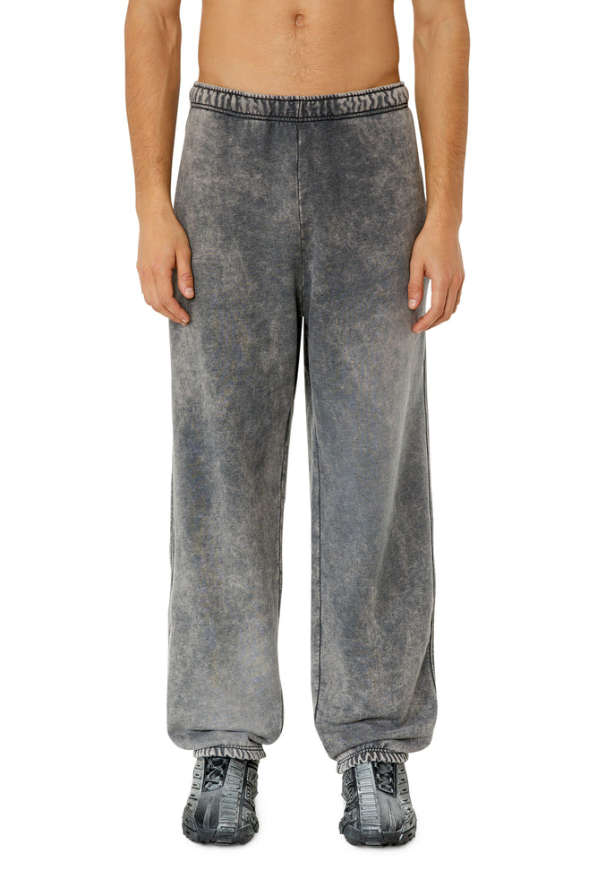 Track pants with whitened treatment Cozy Full-Length Pants