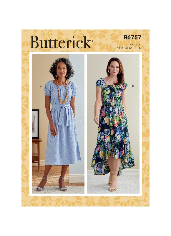 Butterick Pattern B6757 Misses' Dress Tunic Top Casual