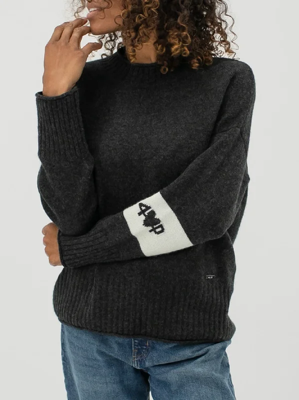 LANAI SWEATER Glossy Satin Silk