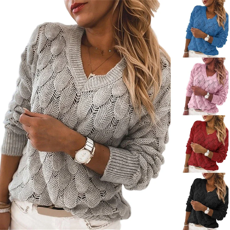THE SANSA SWEATER Herringbone Houndstooth Plaid