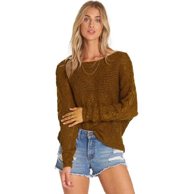 Billabong Chill Out Sweater Spandex Rayon Corduroy