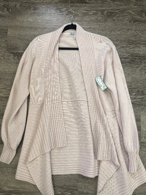 Autumn Cashmere Long Ribbed Open Sweater (Size XL) Lace Blend Ribbed Blend Corduroy Blend
